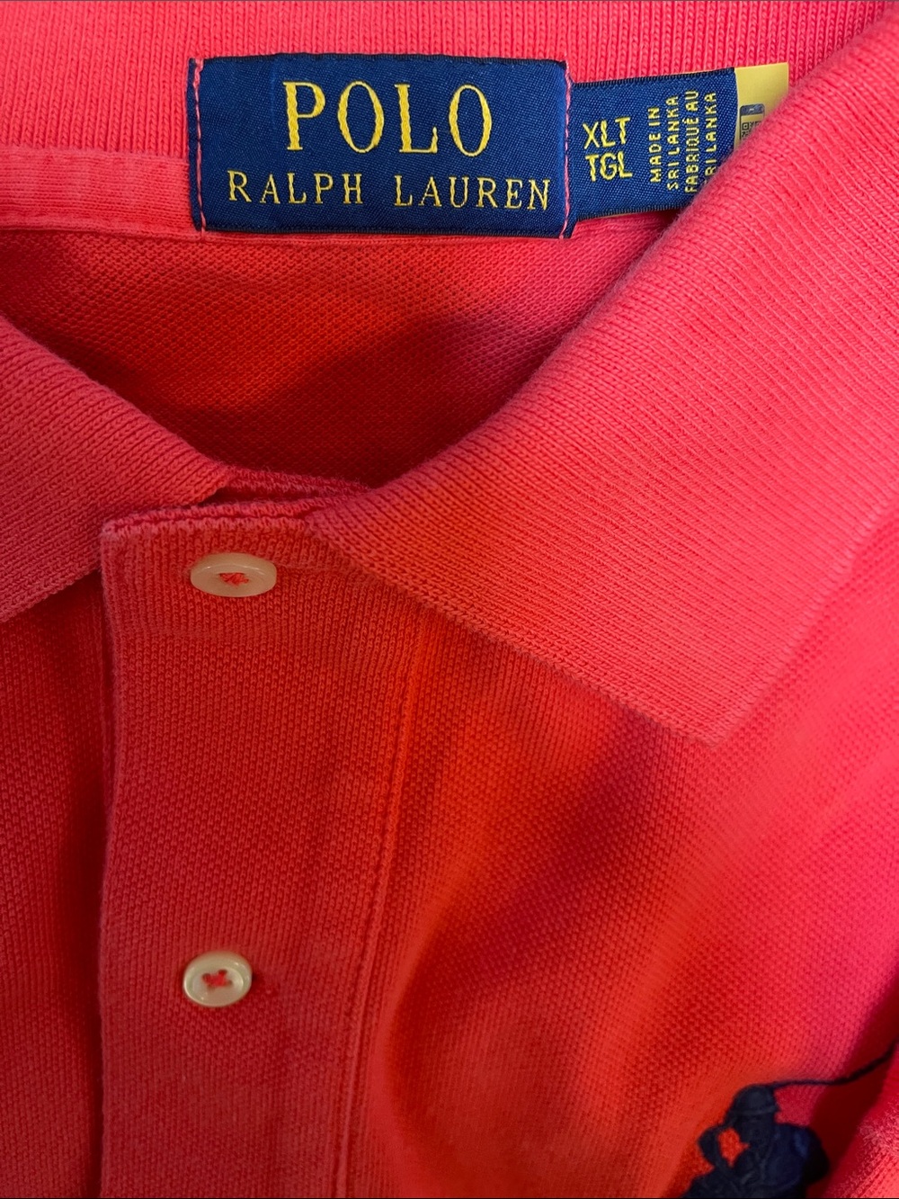 Polo by Ralph Lauren Coral Pink Short-Sleeve Polo